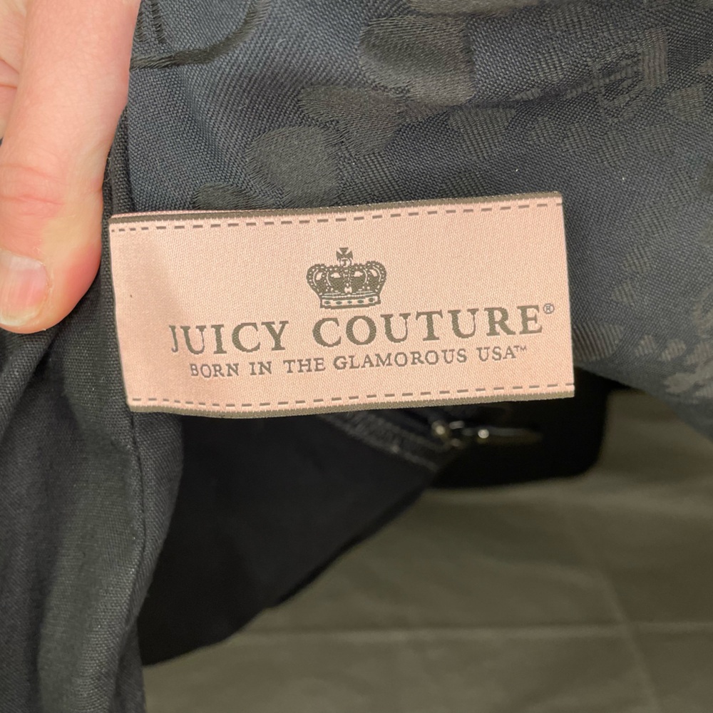 Juicy Couture Vintage Y2K Black and Gray Purse - Picture 9 of 15